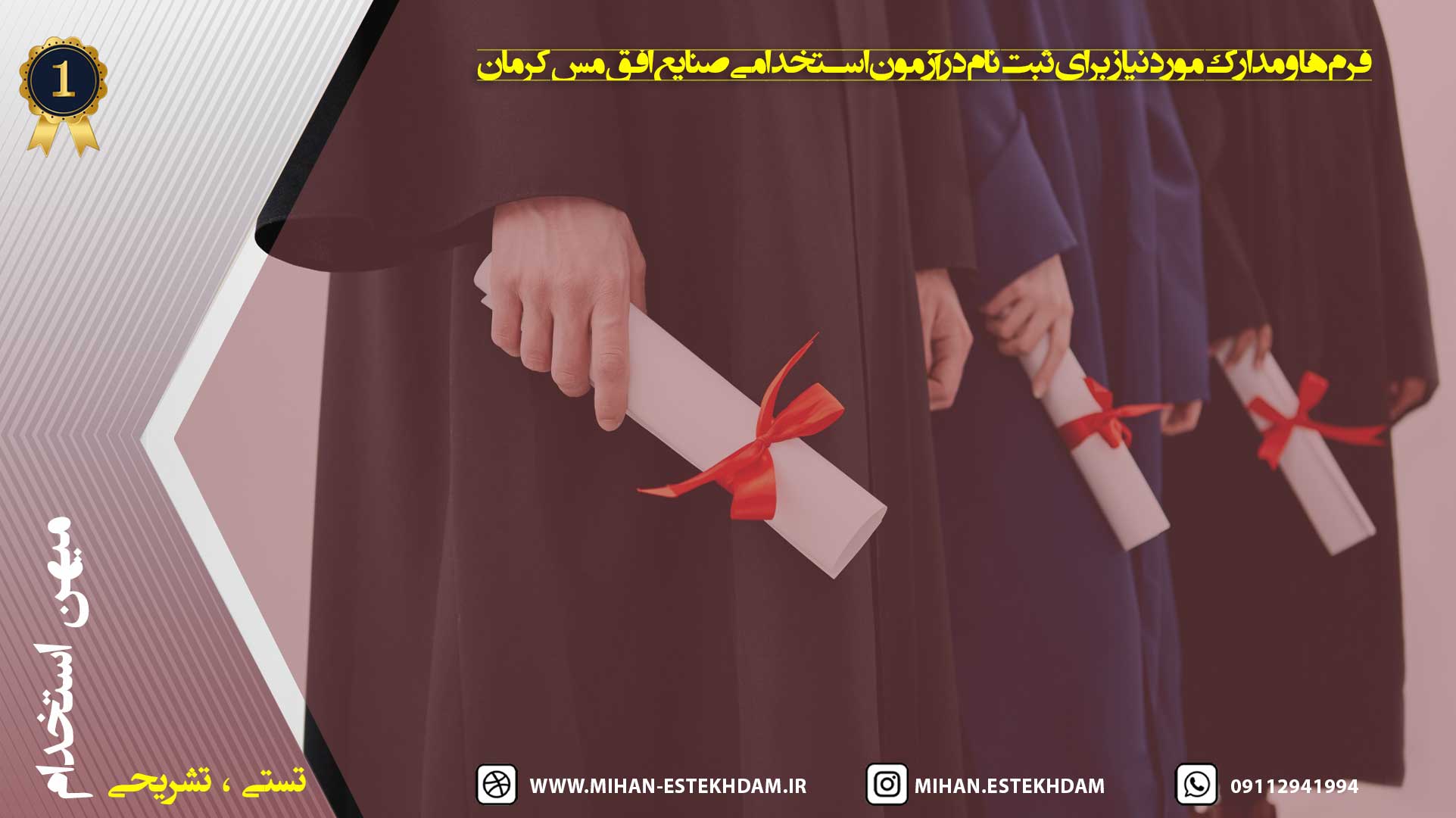 فرم‌ها و مدارک مورد نیاز برای ثبت‌نام در آزمون استخدامی صنایع افق مس کرمان
